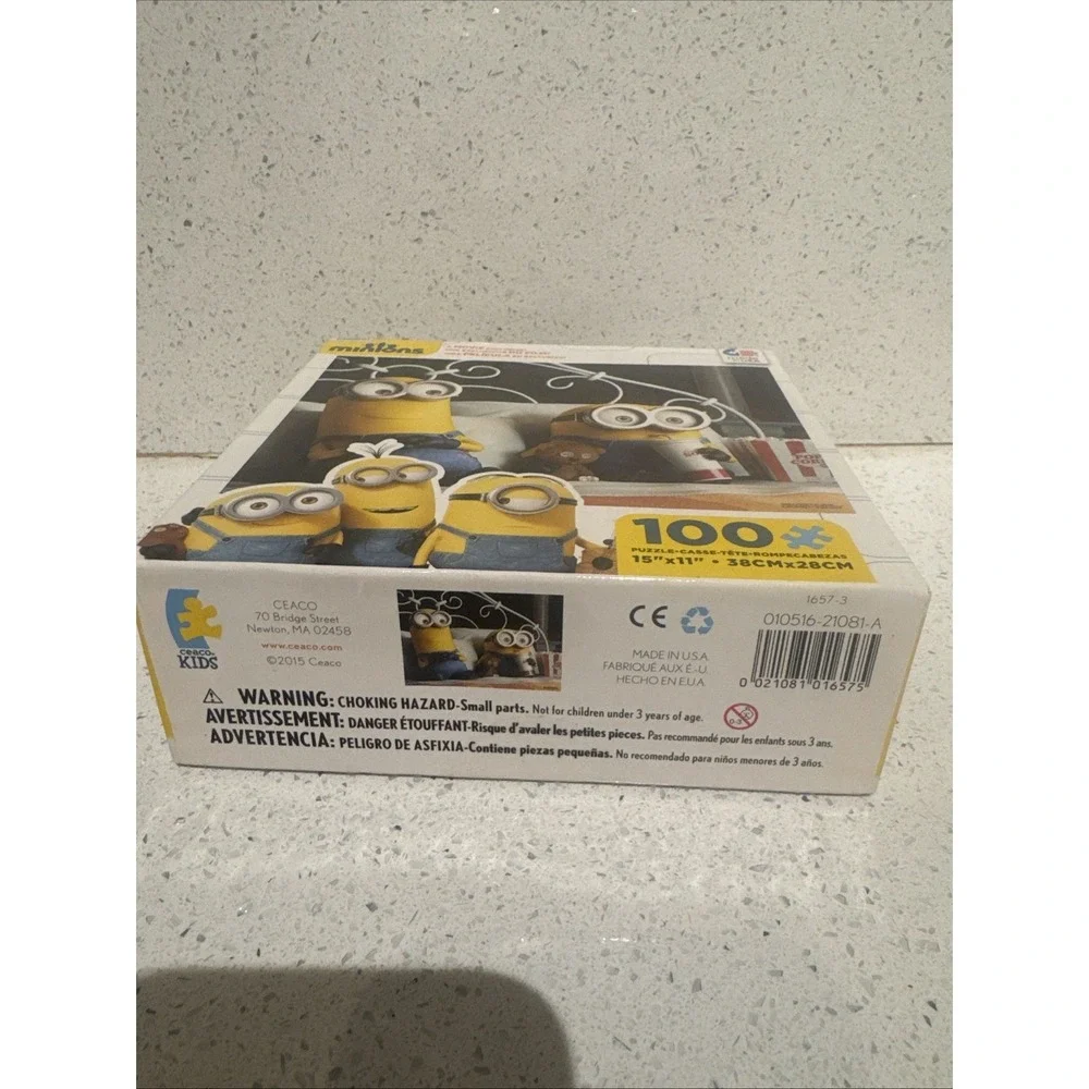 Minions Movie 100 piece Puzzle Movie Exclusive 2015 ages 5+ NEW